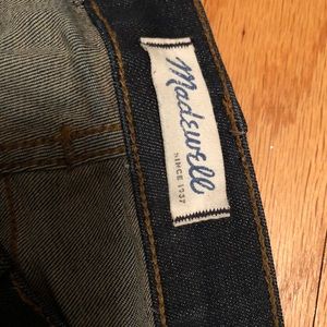 Madewell dark-wash skinny jeans
